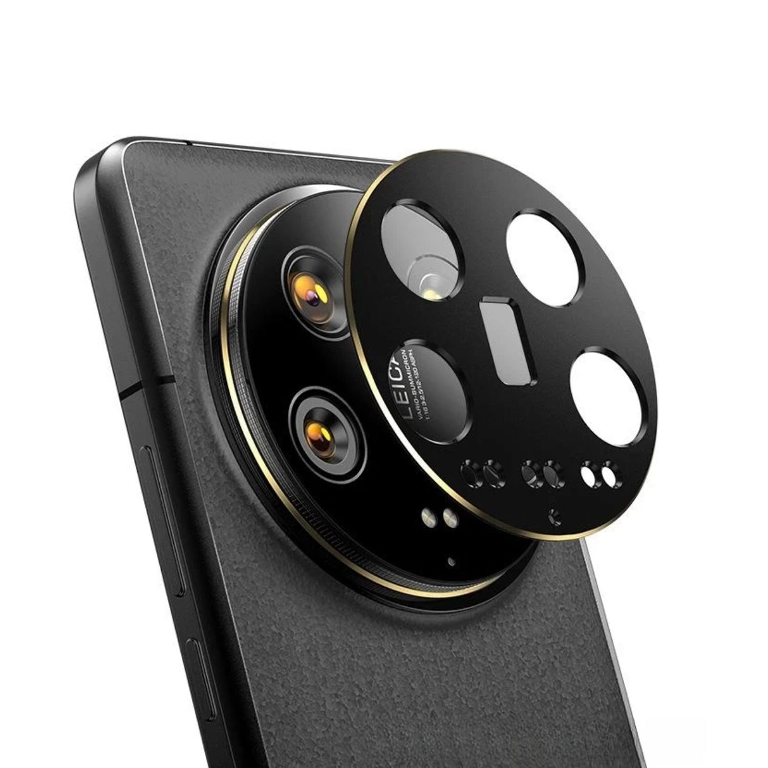 Microcase Xiaomi 14 Ultra  Uyumlu Kamera Lens Koruma Halkası - Kapalı Tasarım -Siyah AL3401