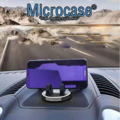 Microcase Mıknatıs Numaratörlü Araç içi Telefon Tutucu Siyah - AL2476