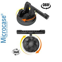 Microcase Mıknatıs Numaratörlü Araç içi Telefon Tutucu Siyah - AL2476