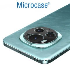 Microcase Honor Magic 6 Pro  Uyumlu Kamera Lens Koruma Halkası - Kapalı Tasarım -Siyah AL3401