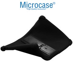 Microcase Huawei Mediapad T5 10.1 inch Standlı Silikon Kılıf - Siyah