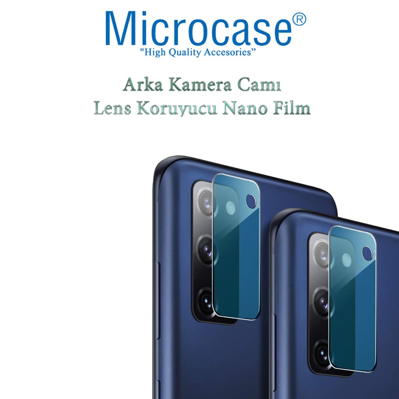 Microcase Samsung Galaxy S20 FE Fan Edition Kamera Camı Lens Koruyucu Nano Esnek Film