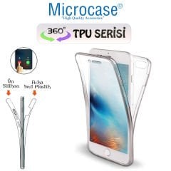 Microcase iPhone 7 360 Tpu Serisi Ön Arka Full Cover Şeffaf Kılıf