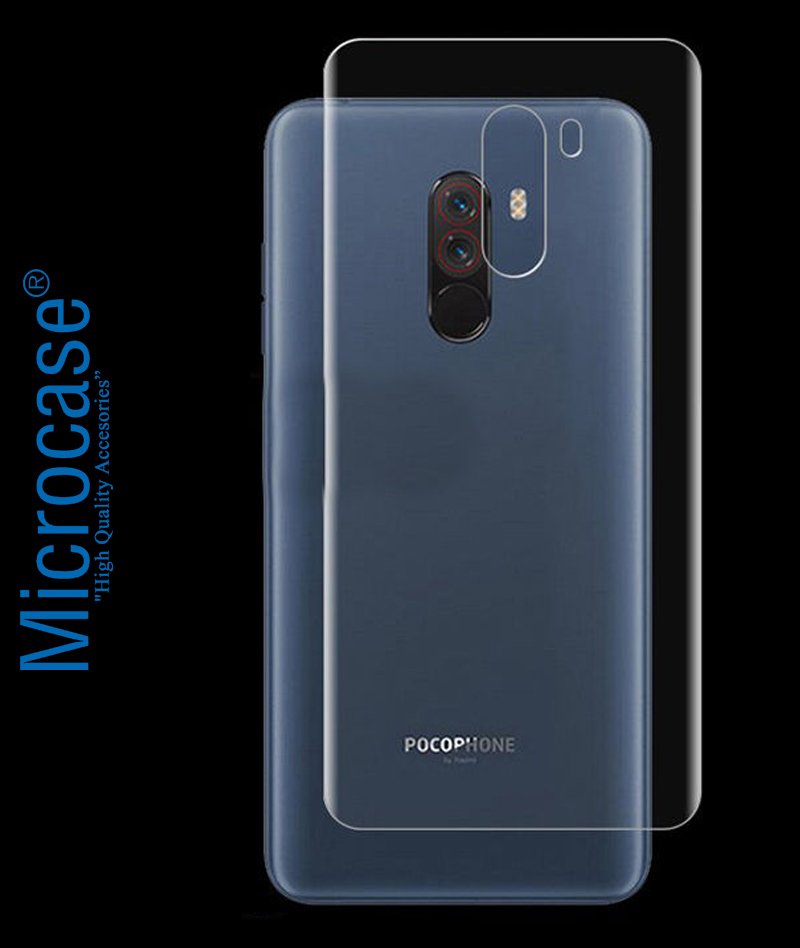 Microcase Xiaomi Pocophone F1 Full Arka Kaplama Koruma Filmi