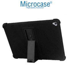 Microcase iPad Air 3.Nesil 10.5 inch 2019 Standlı Silikon Kılıf - Siyah