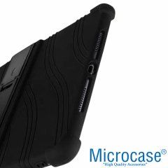 Microcase iPad Air 3.Nesil 10.5 inch 2019 Standlı Silikon Kılıf - Siyah