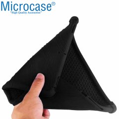 Microcase iPad Air 3.Nesil 10.5 inch 2019 Standlı Silikon Kılıf - Siyah