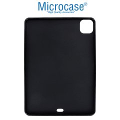 Microcase iPad Pro 4.Nesil 12.9 inch 2020 Silikon Kılıf - Siyah