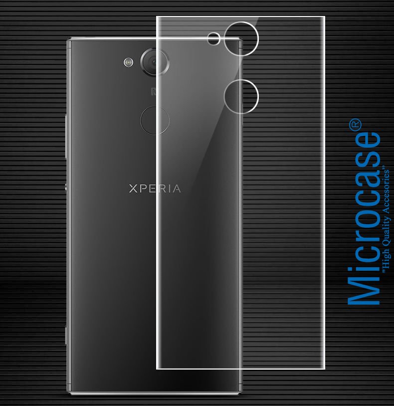 Microcase Sony Xperia XA2 Full Arka Kaplama TPU Soft Koruma Filmi