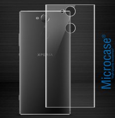Microcase Sony Xperia XA2 Full Arka Kaplama TPU Soft Koruma Filmi