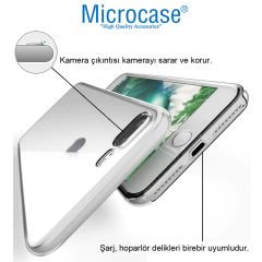 Microcase iPhone X 360 Tpu Serisi Ön Arka Full Cover Şeffaf Kılıf