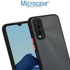 Microcase Vivo Y11S London Serisi Sert Kılıf - Buzlu Siyah