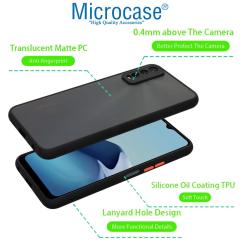 Microcase Vivo Y11S London Serisi Sert Kılıf - Buzlu Siyah