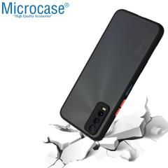 Microcase Vivo Y11S London Serisi Sert Kılıf - Buzlu Siyah