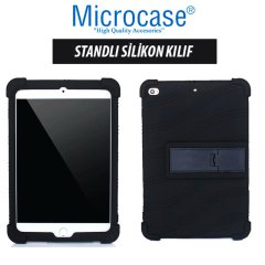Microcase iPad Mini 5 2019 Standlı Silikon Kılıf - Siyah