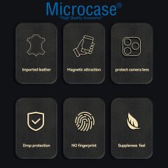 Microcase Xiaomi 11 Ultra için Luxury Leather Series Deri Desenli Plastik Koruma Kılıf - AL8125