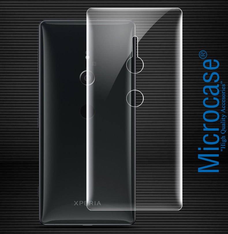 Microcase Sony Xperia XZ2 Full Arka Kaplama TPU Soft Koruma Filmi