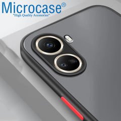 Microcase Huawei Nova 10 SE London Serisi Darbeye Dayanıklı Kılıf - Buzlu Siyah AL3415