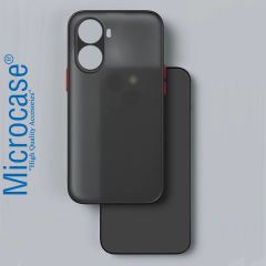 Microcase Huawei Nova 10 SE London Serisi Darbeye Dayanıklı Kılıf - Buzlu Siyah AL3415