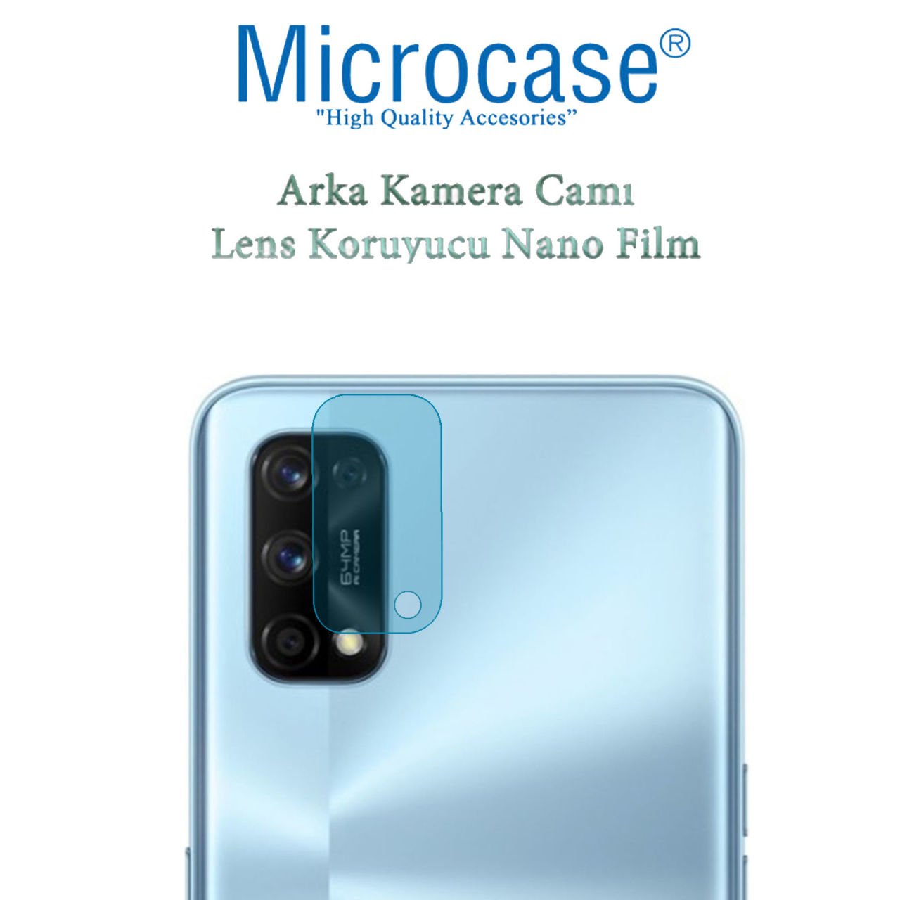 Microcase Realme 7 Pro Kamera Camı Lens Koruyucu Nano Esnek Film