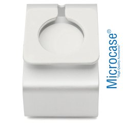 Microcase Apple Watch için Alüminyum Şarj Standı - Gümüş
