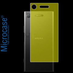 Microcase Sony Xperia XZ1 Full Arka Kaplama TPU Soft Koruma Filmi