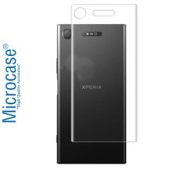 Microcase Sony Xperia XZ1 Full Arka Kaplama TPU Soft Koruma Filmi