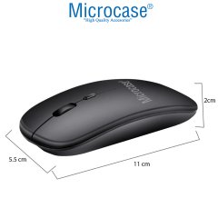 Microcase Huawei Matepad 11 2021 Bluetooth Klavye ve Mouse + Standlı Kılıf - BKK6