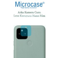 Microcase Google Pixel 5 Kamera Camı Lens Koruyucu Nano Esnek Film