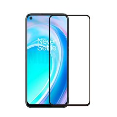 Microcase OnePlus Nord CE 2 Lite 5G Tam Kaplayan Çerçeveli Tempered Ekran Koruyucu - Siyah