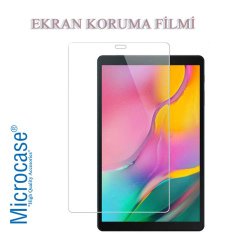 Microcase Samsung Galaxy Tab A 10.1 2019 T510 Delüx Serisi Universal Standlı Deri Kılıf - Mor + Ekran Koruma Filmi