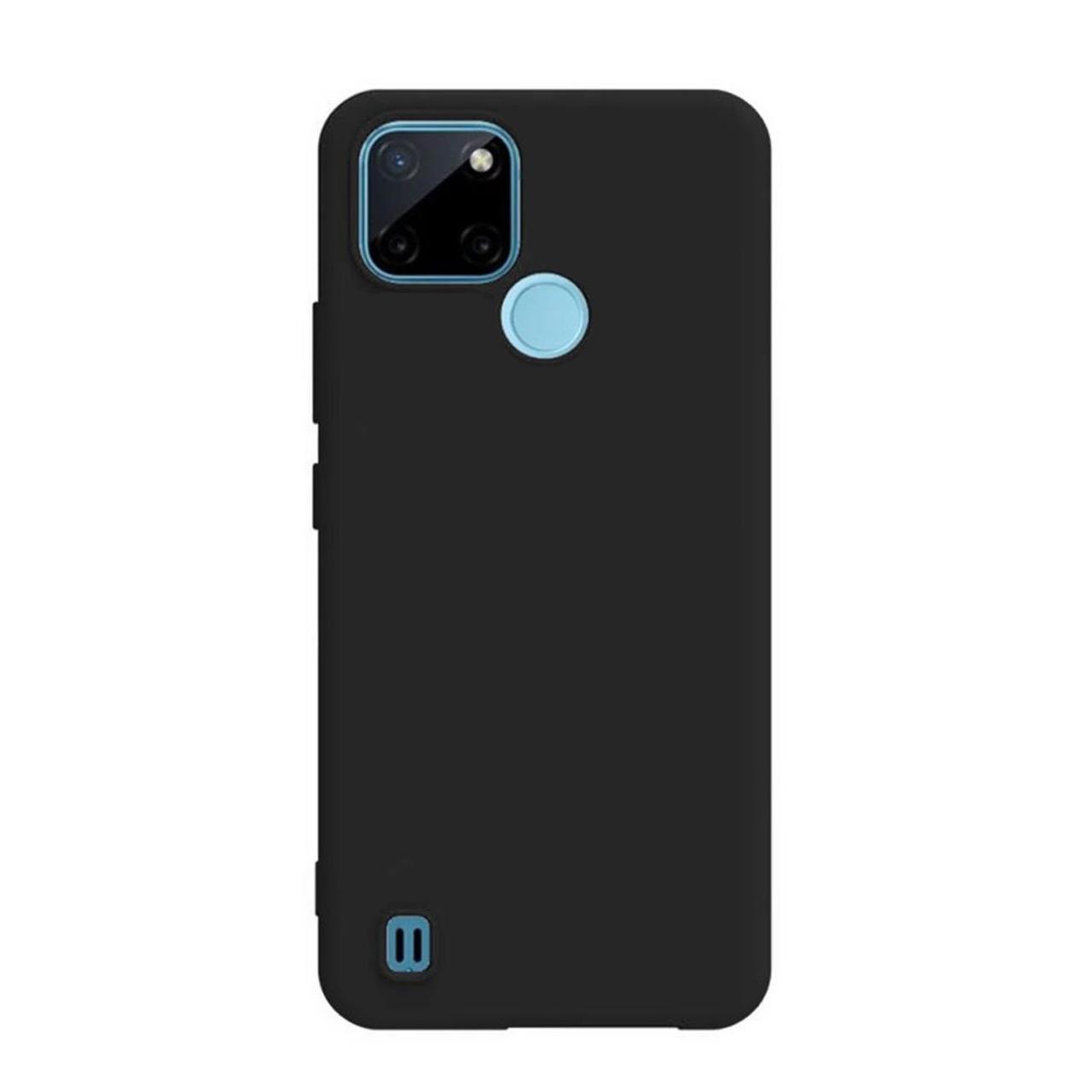 Microcase Realme C21Y Matte Serisi Silikon Kılıf - Siyah