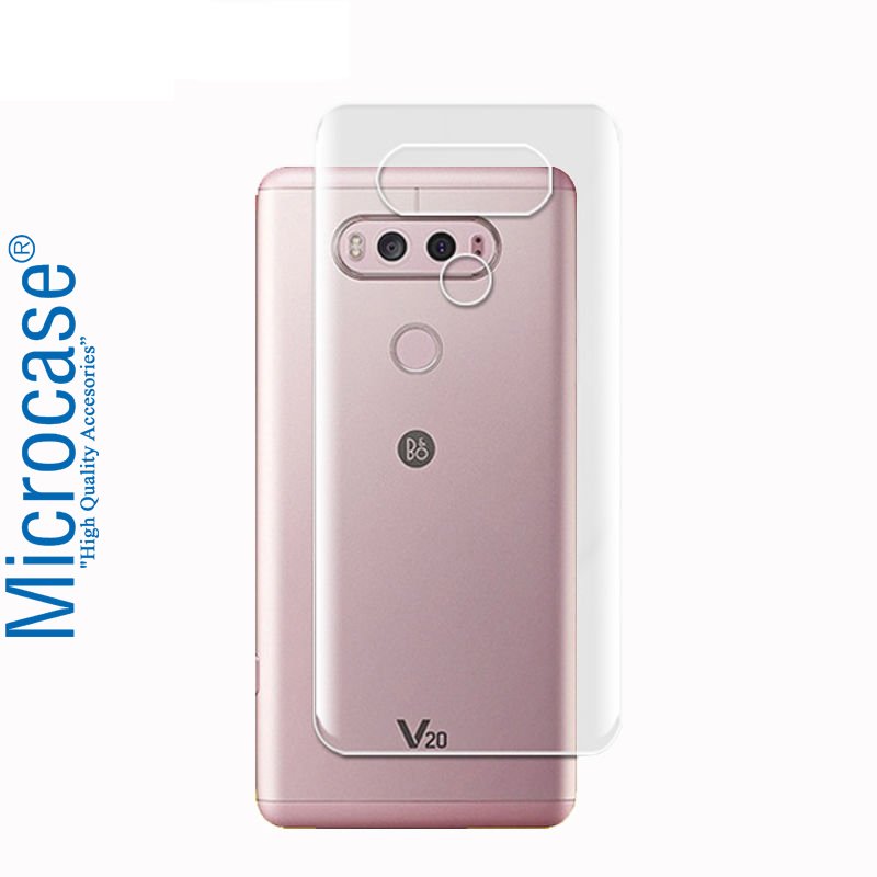 Microcase LG V20 Full Arka Kaplama TPU Soft Koruma Filmi