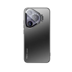 Microcase Huawei Pura 70 ROME Serisi Kamera Koruma ve Standlı Kılıf AL4968
