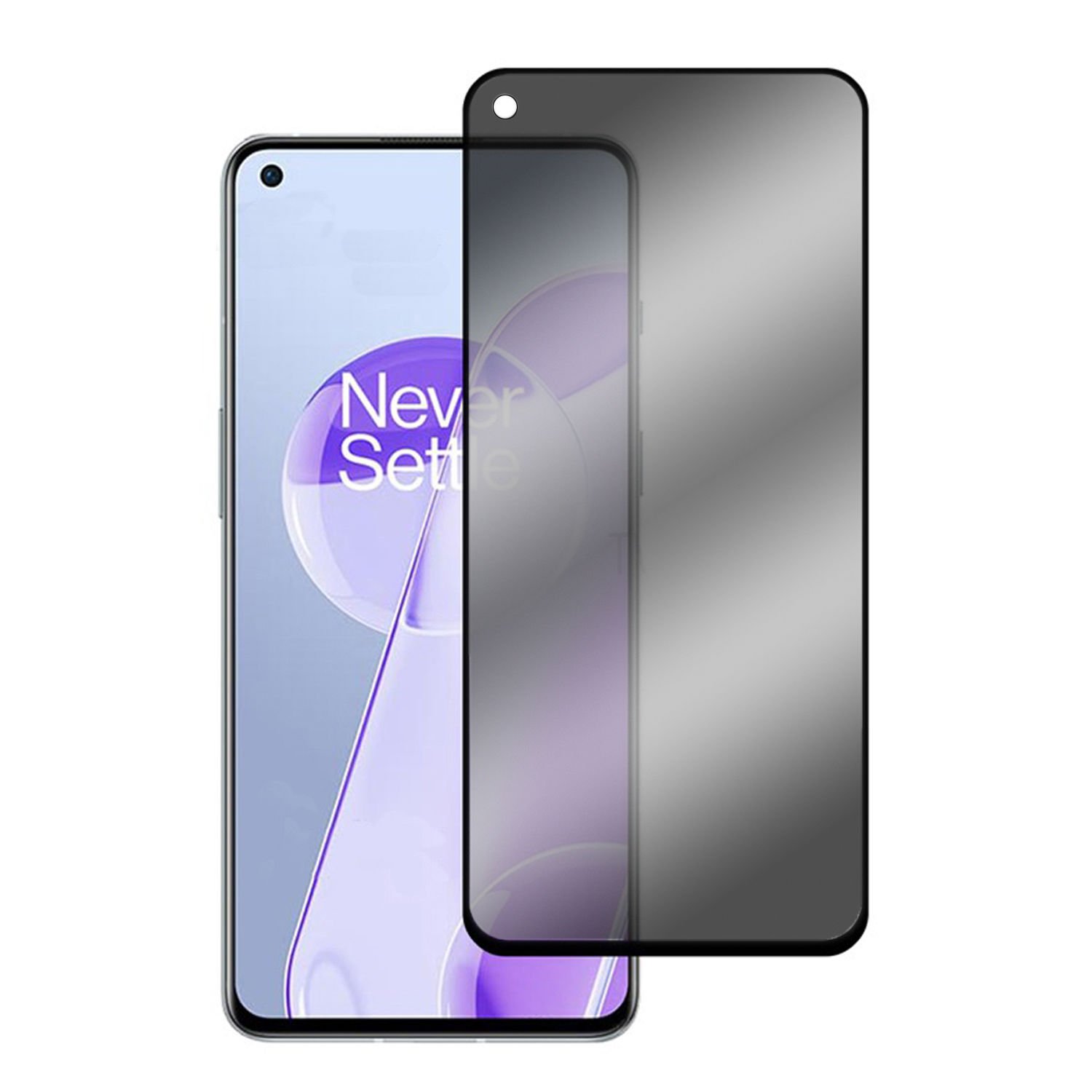 Microcase OnePlus 9RT 5G Privacy Gizlilik Filtreli Tam Kaplayan Cam Koruma - AL3125