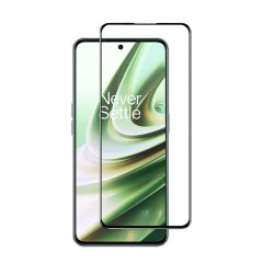 Microcase OnePlus Ace Tam Kaplayan Çerçeveli Tempered Ekran Koruyucu - Siyah