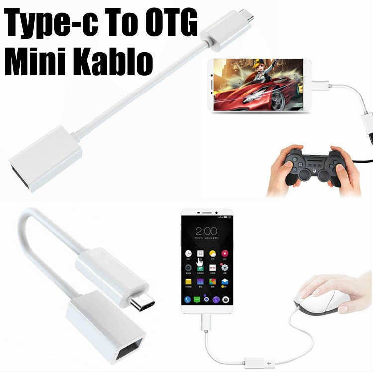Xiaomi Mi6 OTG Bağlantı Kablosu Beyaz 150 mm USB Bağlantı