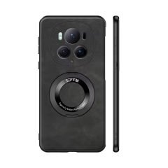 Microcase Honor Magic 6 Pro Magsafe Uyumlu Deri Kaplama Standlı Kılıf AL4969