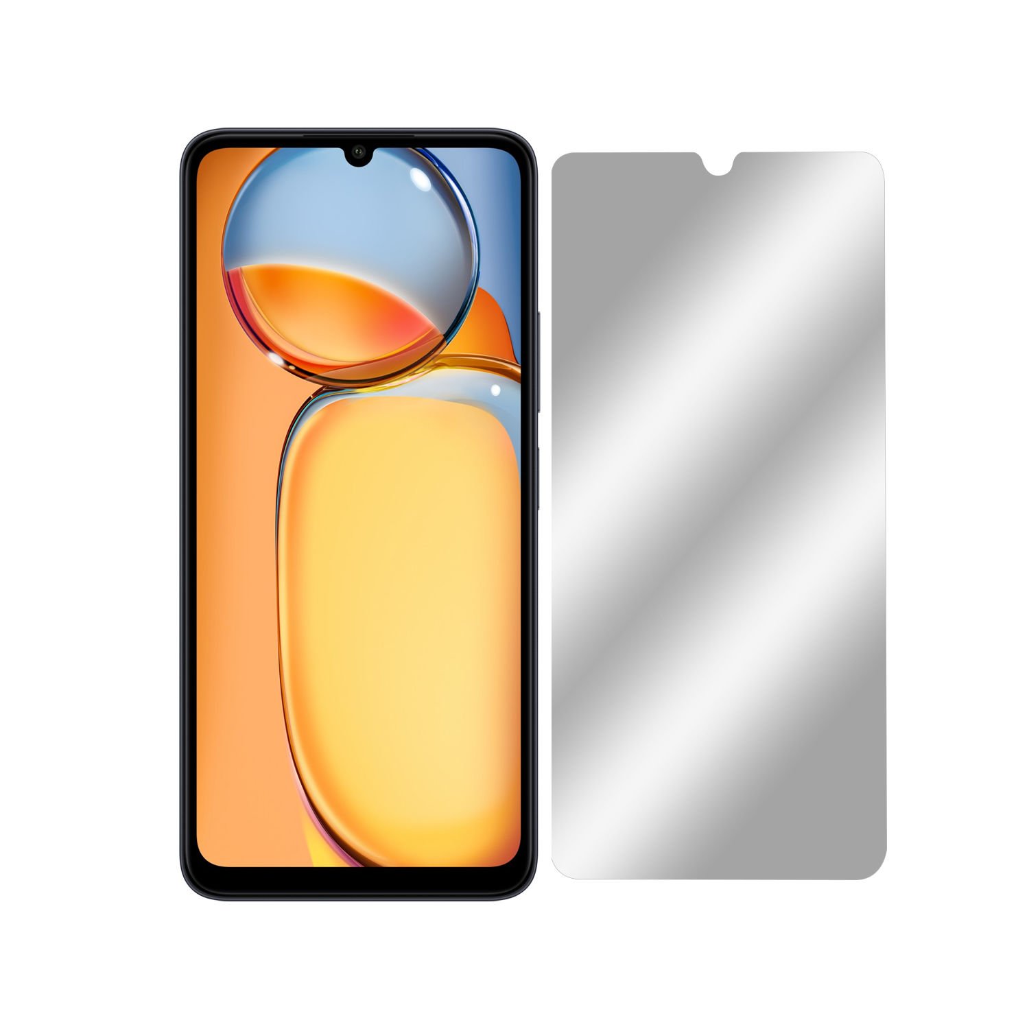 Microcase Xiaomi Poco M6/Redmi 13C 5G Tempered Cam Ekran Koruyucu AL3269