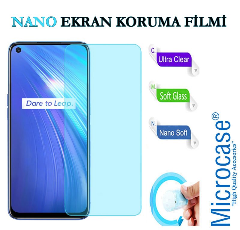Microcase Realme 6 Nano Esnek Ekran Koruma Filmi