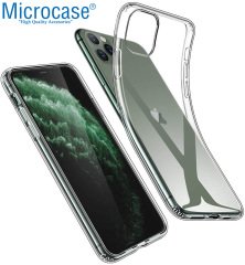 Microcase iPhone 11 Pro Max Ultra İnce 0.2 mm Soft Silikon Kılıf - Şeffaf