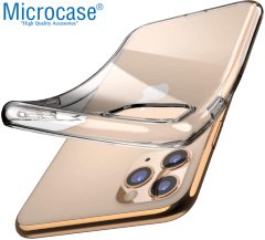 Microcase iPhone 11 Pro Max Ultra İnce 0.2 mm Soft Silikon Kılıf - Şeffaf