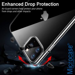Microcase iPhone 11 Pro Max Ultra İnce 0.2 mm Soft Silikon Kılıf - Şeffaf