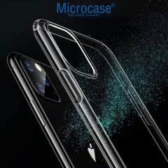 Microcase iPhone 11 Pro Max Ultra İnce 0.2 mm Soft Silikon Kılıf - Şeffaf