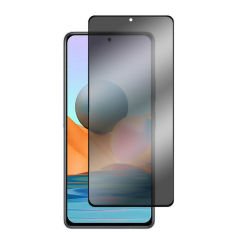Microcase Xiaomi Redmi Note 10 4G - Redmi Note 10S Privacy Gizlilik Filtreli Tam Kaplayan Cam Koruma - AL3125