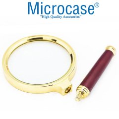 Microcase 60 mm Çap 10X Büyütme El Tipi Büyüteç - Model BY1