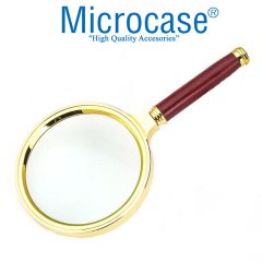 Microcase 60 mm Çap 10X Büyütme El Tipi Büyüteç - Model BY1