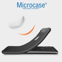 Microcase Xiaomi Redmi 7 Brushed Silikon Kılıf + CAM