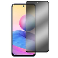 Microcase Xiaomi Redmi Note 10 5G - Note 10T 5G - Poco M3 Pro Privacy Gizlilik Filtreli Tam Kaplayan Cam Koruma - AL3125