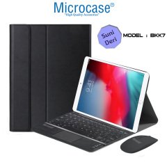 iPad Air 3.Nesil 10.5 inch 2019 Bluetooth Touchpad Klavye + Bluetooth Mouse + Standlı Kılıf - BKK7